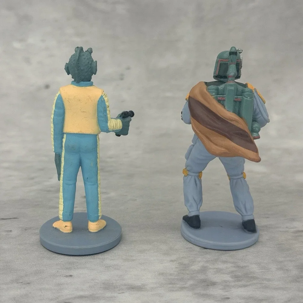 Disney Star Wars Lot Of 2 Figures Boba Fett And Greedo 1996-1997